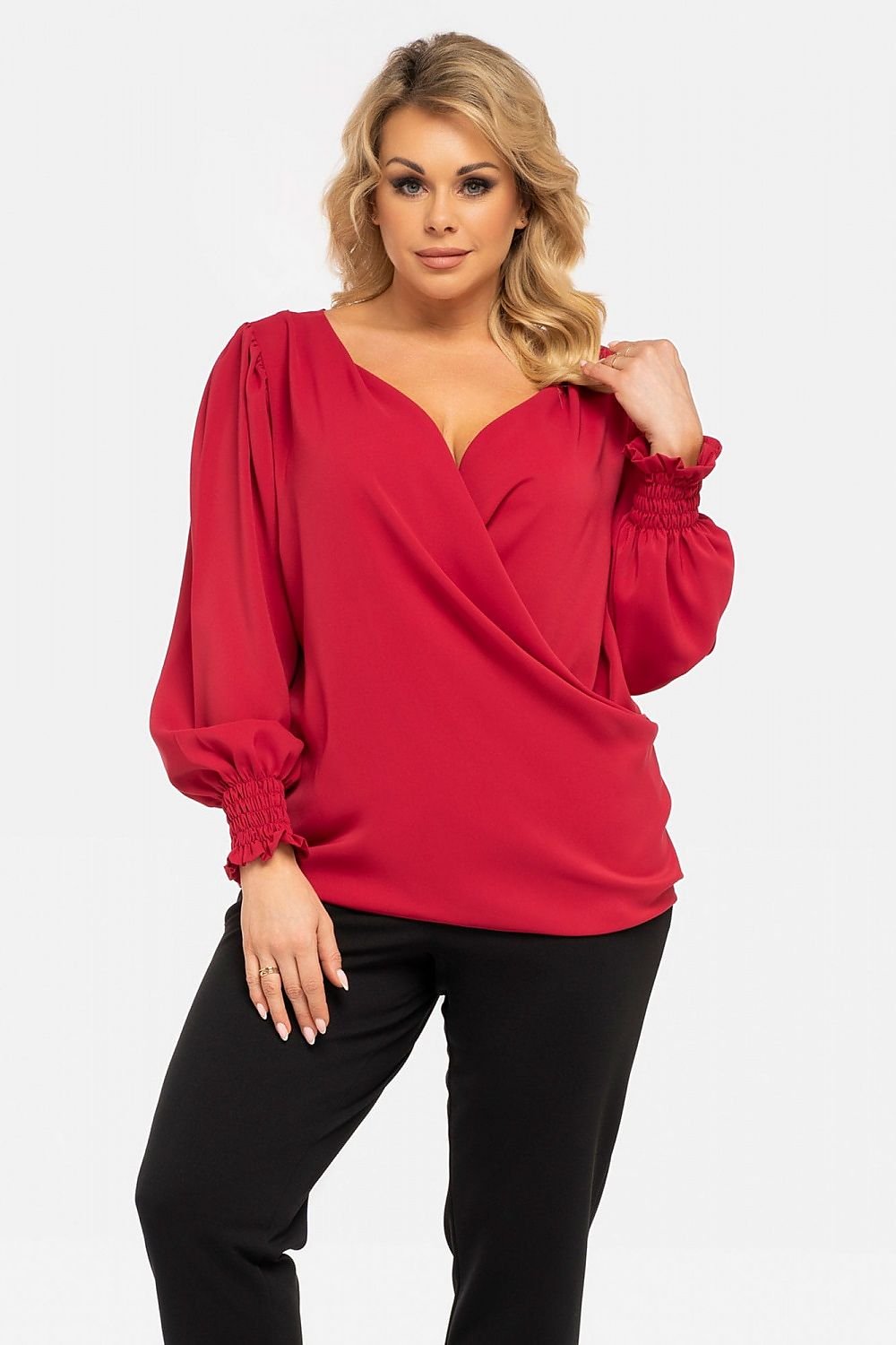 Plus size blouse model 190971